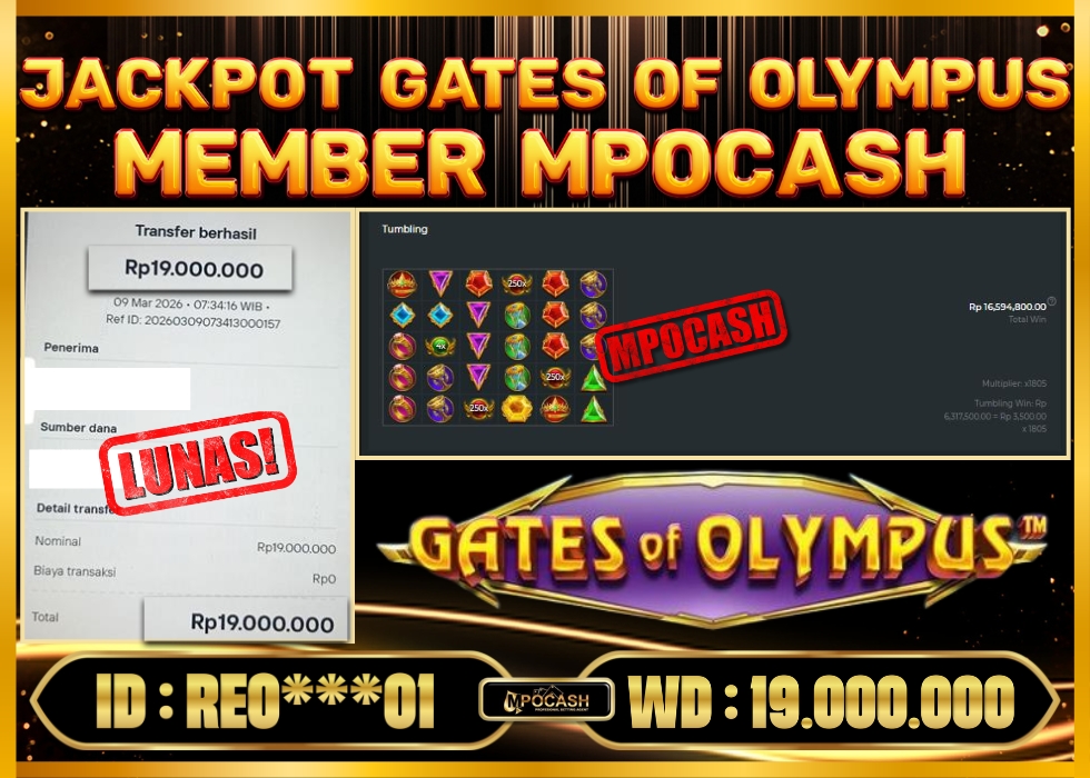 MPOCASH JACKPOT GATES OF OLYMPUS